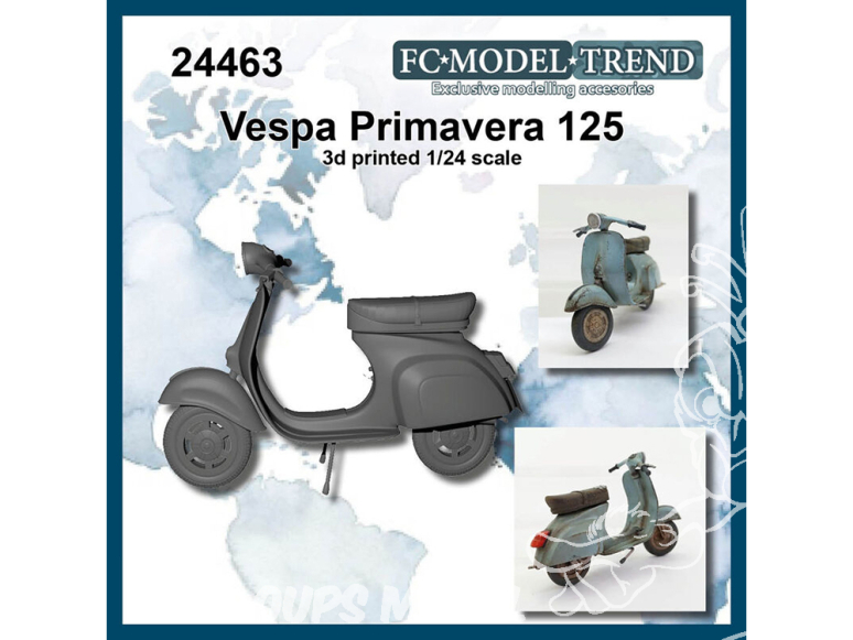 FC MODEL TREND maquette résine 24463 Vespa Primavera 125 1/24