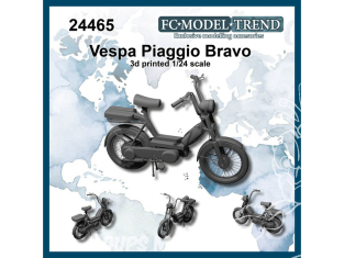 FC MODEL TREND maquette résine 24465 Vespa Piaggio Bravo 1/24