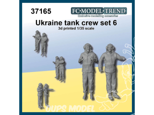 FC MODEL TREND figurine résine 37165 Equipage de char Ukrainien type 6 1/35