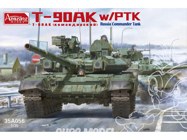 Amusing maquette militaire 35A056 T-90AK 1/35