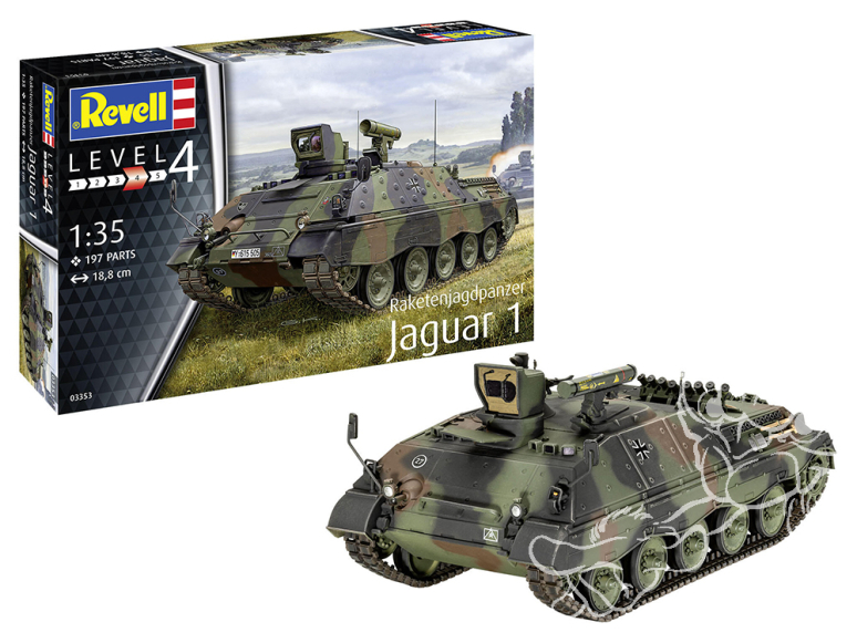 Revell maquette militaire 03353 Raketenjagdpanzer Jaguar 1 1/35