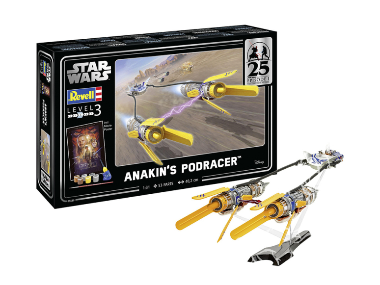 Revell maquette Star Wars 05639 COFFRET CADEAU "EP1" Anakin's Podrace avec accessoires de base