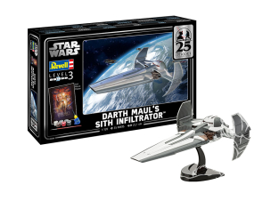 Revell maquette Star Wars 05638 Coffret cadeau EP1 L’infiltrateur Sith de Dark Maul avec accessoires de base 1/1200