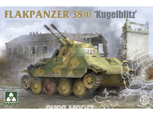 Takom maquette militaire 2179 Flakpanzer 38(t) "Kugelblitz" 1/35