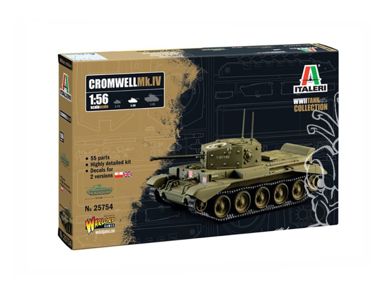 Italeri maquette militaire 25754 Cromwell Mk. IV 28mm