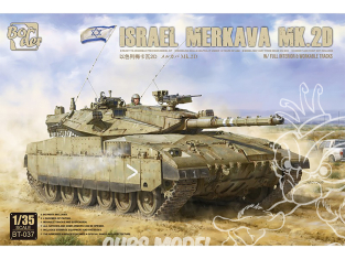Border model maquette militaire BT-037 Merkava Mk.2D Israelien avec intérieur complet et chenilles maillon par maillon 1/35