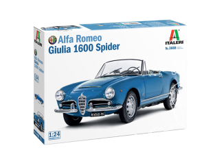 Italeri maquette voiture 3668 Alfa Romeo Giulia 1600 Spider 1/24