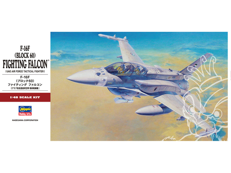 Hasegawa maquette avion 07244 F-16F Block 60 Fighting Falcon UAE Air Force 1/48