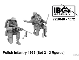 IBG maquette avion 72U040 Infanterie Polonaise 1939 2 figurines 1/72