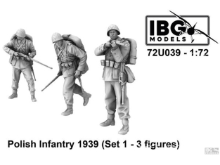 IBG maquette avion 72U039 Infanterie Polonaise 1939 3 figurines 1/72