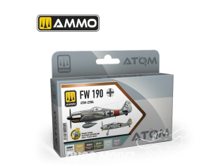 MIG peinture Atom 20904 Set peinture Focke Wulf Fw 190 6 x 20ml