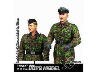 Rado miniatures figurines RDM35062 Panzer Vor! Waffen-SS Panzer Equipage Set 1 1943-45 1/35