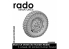 Rado miniatures accessoire RDM35S15 Roues Morris C9/B Thunder Model 1/35