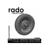 Rado miniatures accessoire RDM35S20 Roues Morris C8 F.A.T. Gecko Models 1/35