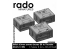 Rado miniatures accessoire RDM35S22 Boites de munitions Britanniques 40mm (correspond au Morris C9/B Thunder Model) 1/35