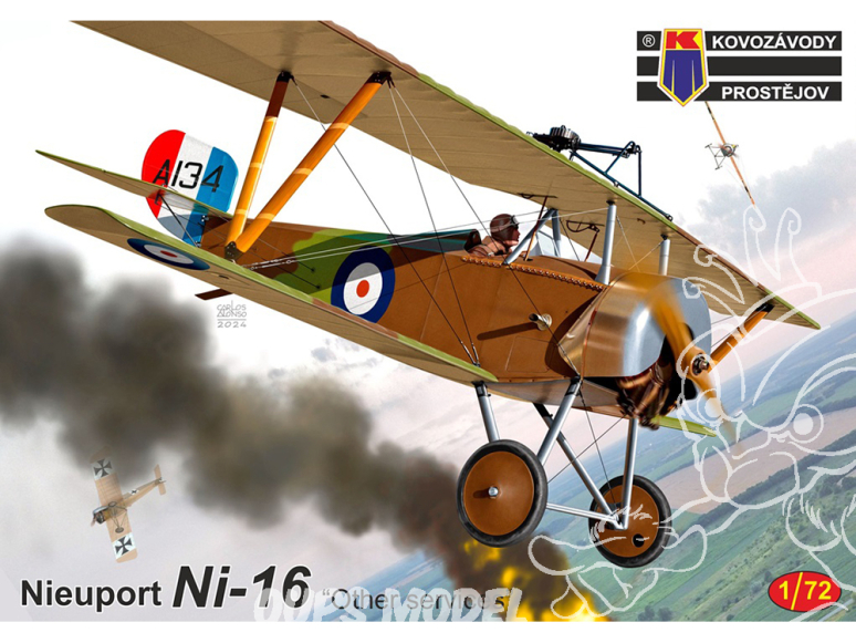 KP Model kit avion KPM0452 Nieuport Ni-16 Other services 1/72