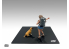 American Diorama figurine AD-24705 Diorama series - Figurine Auto stoppeuse avec chien 1/24