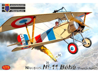 KP Model kit avion KPM0449 Nieuport Ni-11 Bébé As Français 1/72