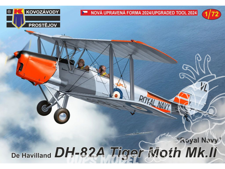 KP Model kit avion KPM0443 DH-82A Tiger Moth Mk.II "Royal Navy 1/72