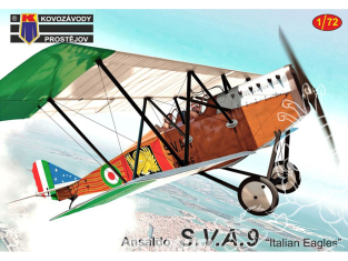 KP Model kit avion KPM0445 Ansaldo S.V.A.9 Italian Eagles 1/72