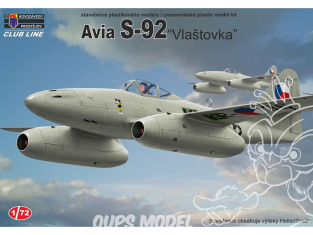 KP Model kit avion CLK0015 Avia S-92 Vlaštovka 1/72