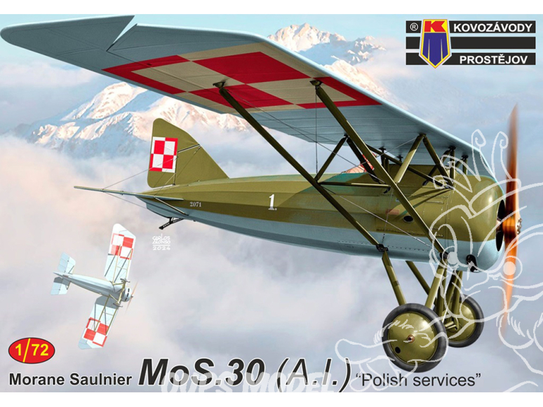 KP Model kit avion KPM0456 Morane Saulnier MoS.30 (A.I.) Polish service 1/72