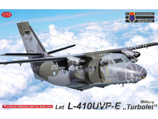 KP Model kit avion KPM0437 Let L-410UVP-E Turbolet Version militaire 1/72