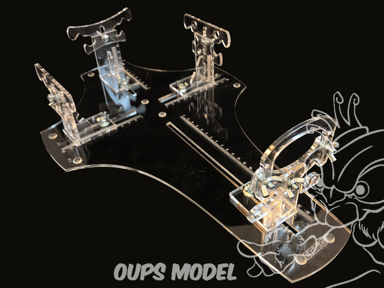 Vertigo VMP018 Bati de transport et montage pour jets 1/48 et 1/32