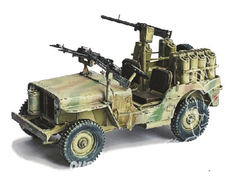 Dragon maquette militaire 75037 Jeep SAS Desert patrol 1/6