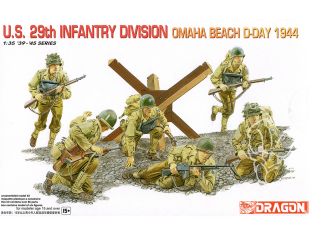 dragon maquette militaire 6211 U.S. 29th Infantry Division Omaha Beach, D-Day 1944 1/35