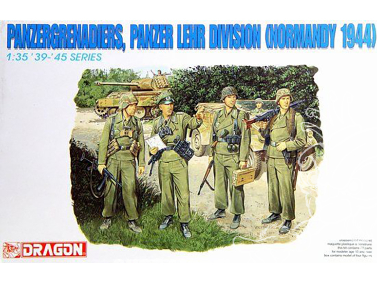 DRAGON maquette militaire 6111 Panzergrenadiers, Panzer Lehr Division Normandy 1944 1/35