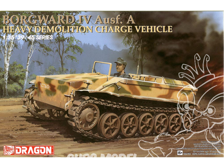 dragon maquette militaire 6101 Borgward IV Ausf.A Heavy Demolition Charge Vehicle 1/72