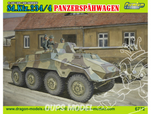 DRAGON maquette militaire 6772 Sd.Kfz.234/4 Premium Edition 1/35