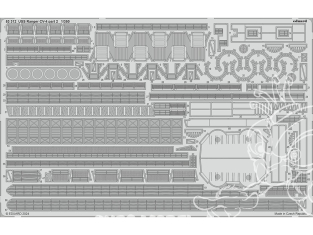 Eduard photodecoupe bateau 53312 USS Ranger CV-4 Partie 2 Trumpeter 1/350