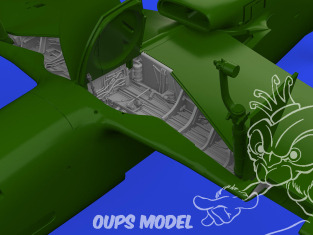 Eduard kit d'amelioration avion brassin Print 6481010 Baie de roue P-51B/C Eduard 1/48