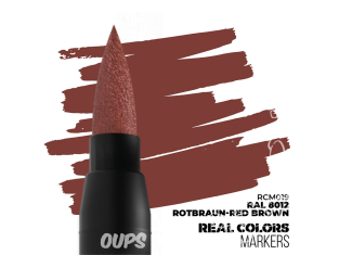 Ak Interactive RCM019 RC MARKER RAL 8012 BRUN ROUGE-BRUN ROUGE