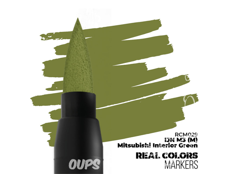 Ak Interactive RCM029 RC MARKER IJN M3 (M) MITSUBISHI INTÉRIEUR VERT