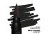 Ak Interactive RCM001 RC MARKER CAOUTCHOUC NOIR