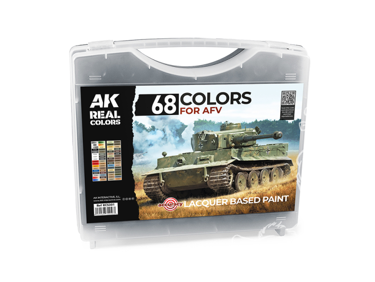 Ak interactive Real Colors Set RCS301 68 REAL COLORS POUR AFV