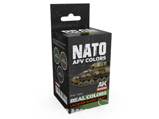 Ak interactive Real Colors Set RCS131 Couleurs des AFV de l'OTAN