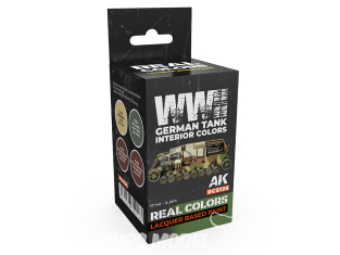 Ak interactive Real Colors Set RCS126 Couleurs intérieures des chars allemands WWII