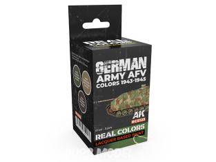 Ak interactive Real Colors Set RCS125 Couleurs AFV de l'armée allemande 1943-1945