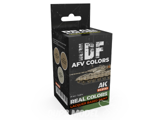 Ak interactive Real Colors Set RCS133 Couleurs AFV de Tsahal