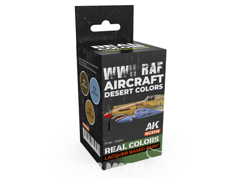 Ak interactive Real Colors Set RCS110 Couleurs du désert des avions de la RAF WWII