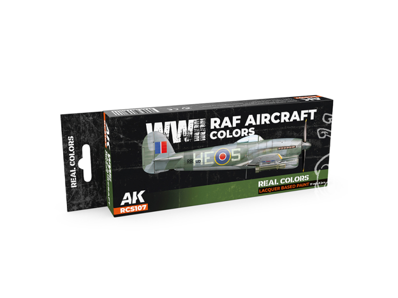 Ak interactive Real Colors Set RCS107 Couleurs des avions de la RAF de la Seconde Guerre mondiale