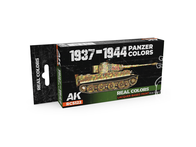 Ak interactive Real Colors Set RCS122 Couleurs des Panzers 1937-1944