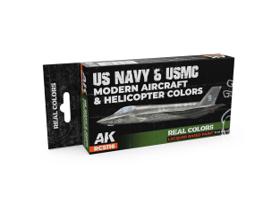 Ak interactive Real Colors Set RCS116 Couleurs des avions et hélicoptères modernes de l'US Navy et de l'USMC