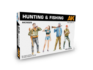 Ak Interactive AK35026 CHASSE et PÊCHE 1/35