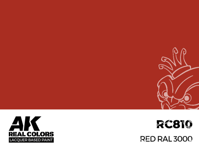 Ak interactive Real Colors RC810 Rouge - Red RAL3000 17ml