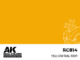 Ak interactive Real Colors RC814 Jaune - Yellow RAL1003 17ml